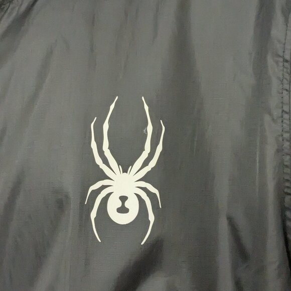 Spyder Optic Men's Water Resistant Jacket Size  L Black / Red . - Picture 4 of 12